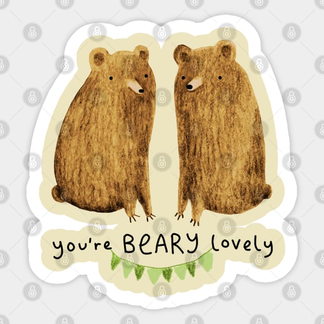 Beary Lovely Sticker by Sophie Corrigan